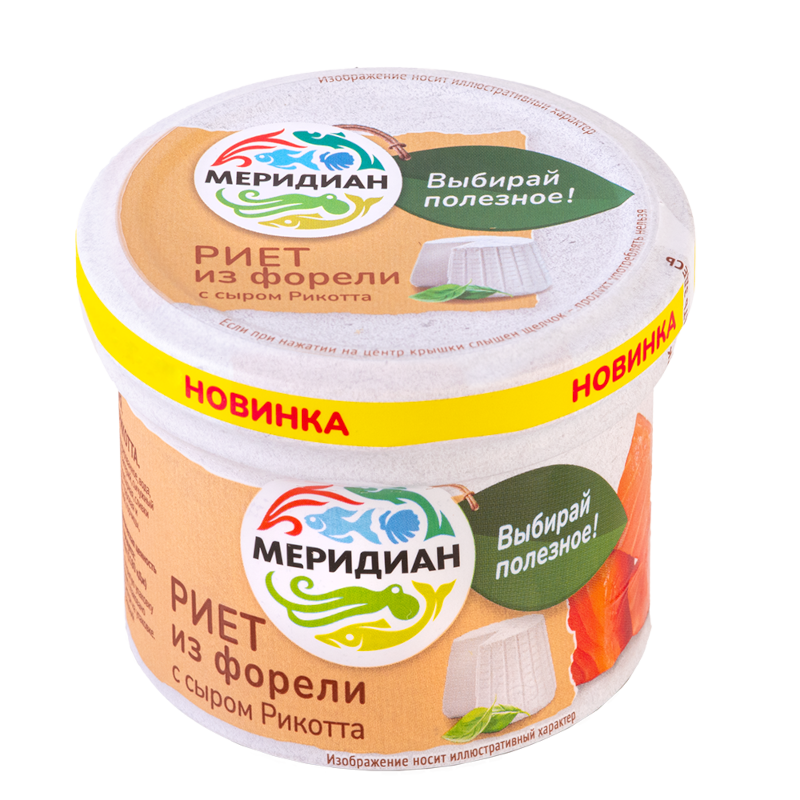 Риет из форели с сыром рикотта