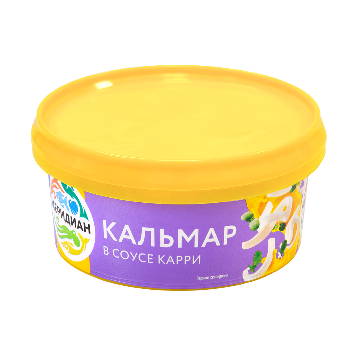 Кальмар в соусе карри