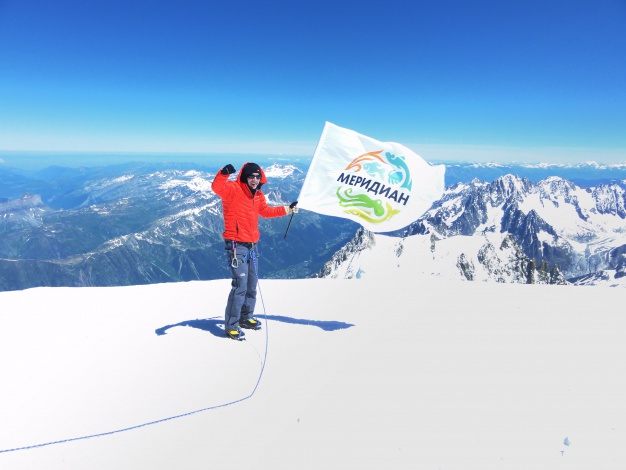 «Meridian» on top of Mont Blanc!!  