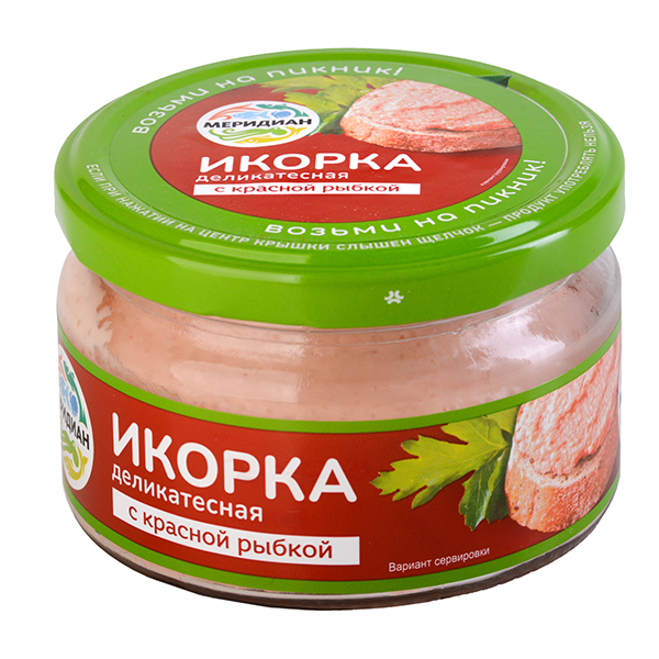Икорка деликатесная с красной рыбкой