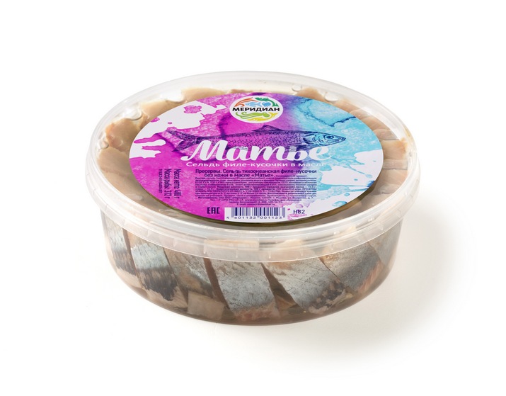 Herring fillet pieces «Matie» in oil, 480g