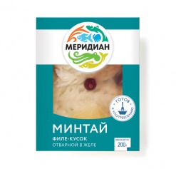 Boiled Alaska pollock in jelly, 200 g