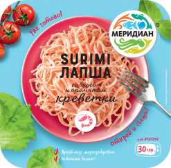Сурими лапша со вкусом креветки Сурими лапша со вкусом креветки
