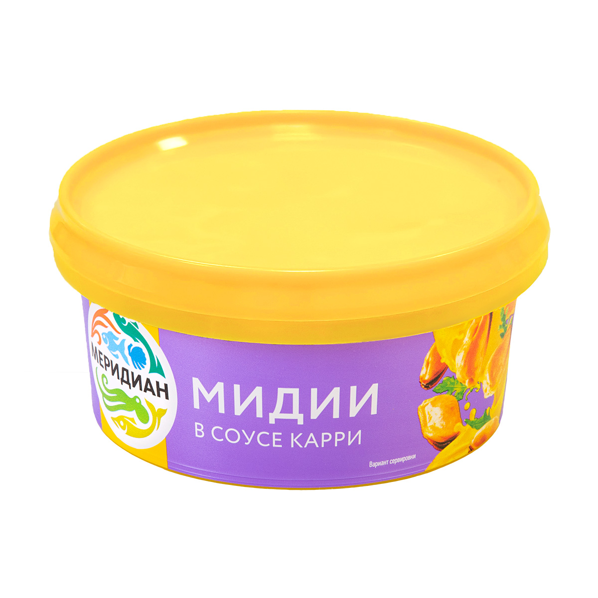 Мидии в соусе карри