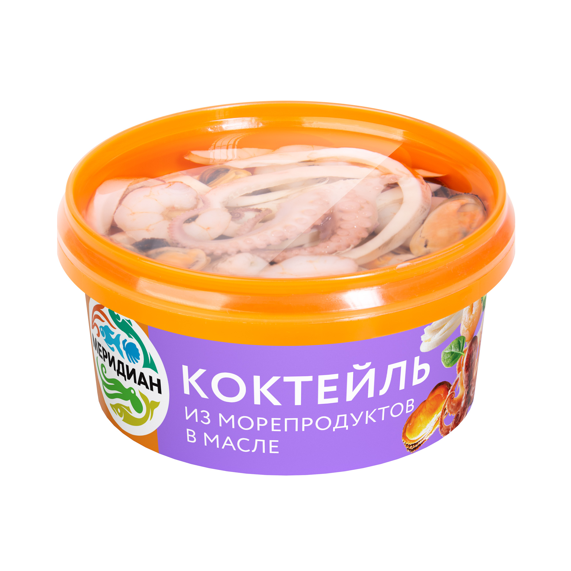 Seafood cocktail in oil, 180 g