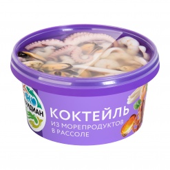 Коктейль из морепродуктов в рассоле