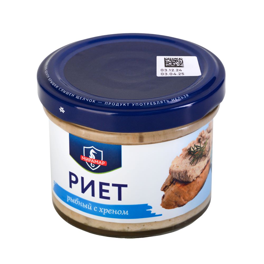 Риет рыбный с хреном