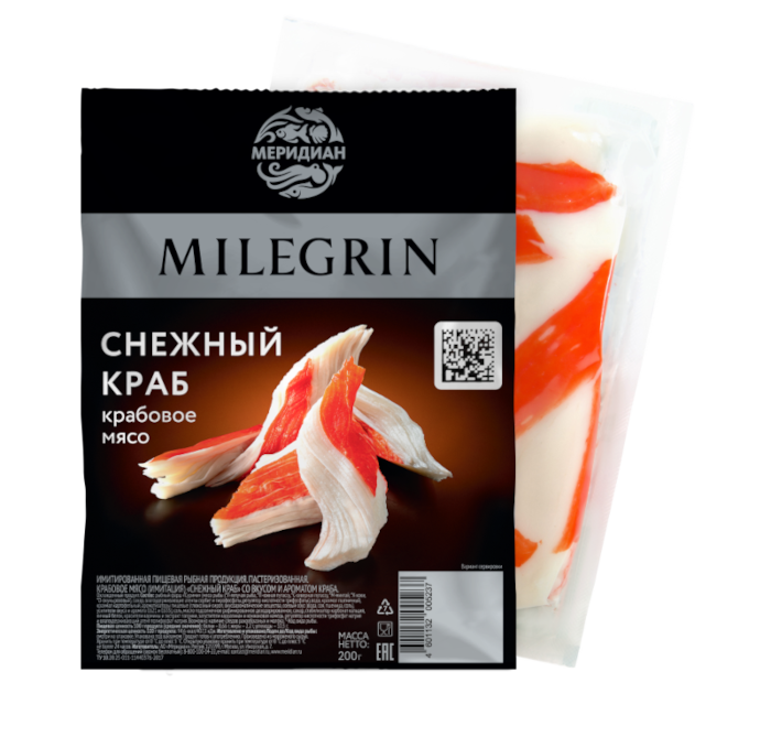 Крабовое мясо Снежный краб Milegrin